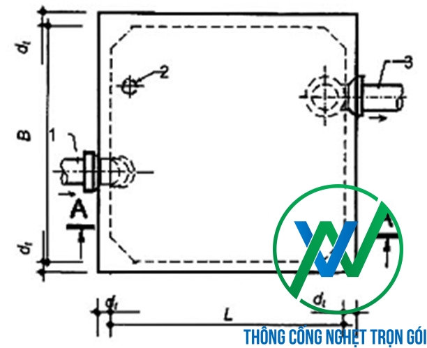 mặt cắt bể tự hoại