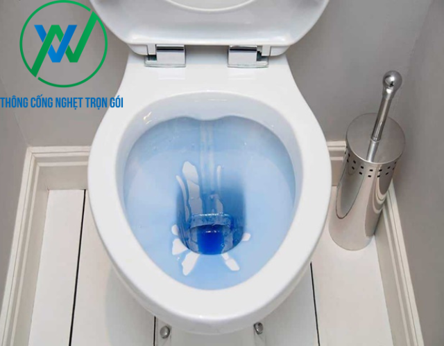 Vệ sinh sơ qua bồn cầu
