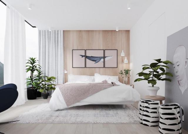 Trồng cây xanh phù hợp trong phòng ngủ
